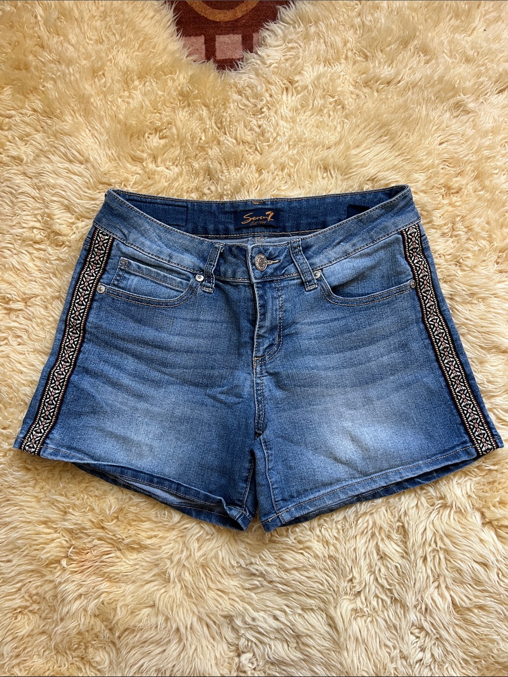 Seven7 Boho Jean Shorts